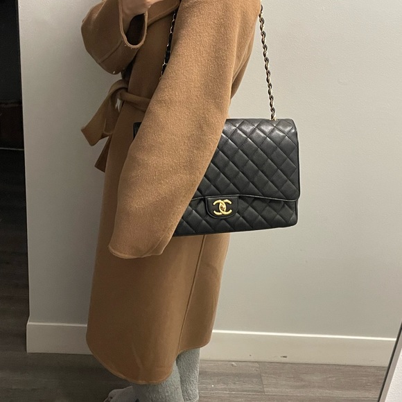 Chanel Caviar quilted Maxi double flap bag - Picture 11 of 13